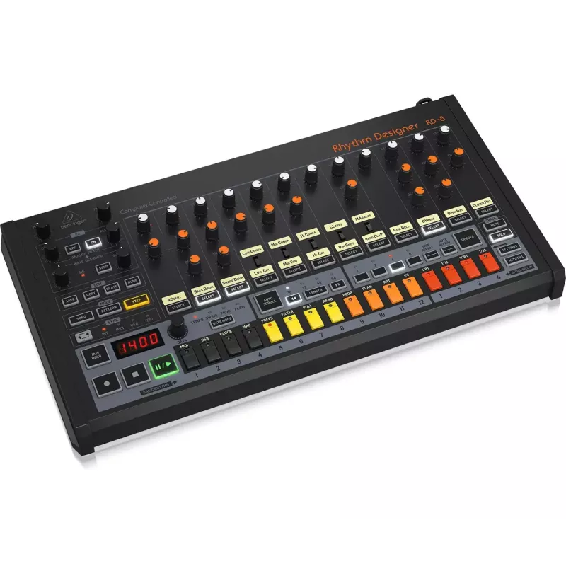 Ritma un bungu mašīna Behringer RD-8 MKII Kalibrācijas diapazons 10 - 15000 Hz