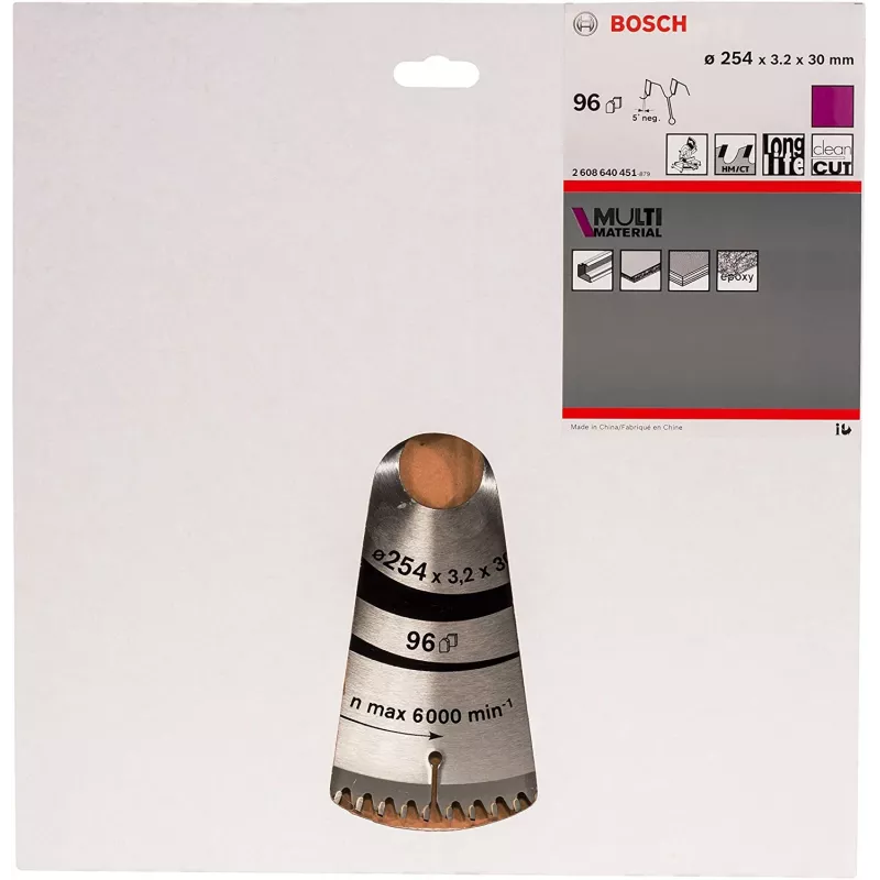 Apļveida zāģa asmeņi Bosch 2608640451