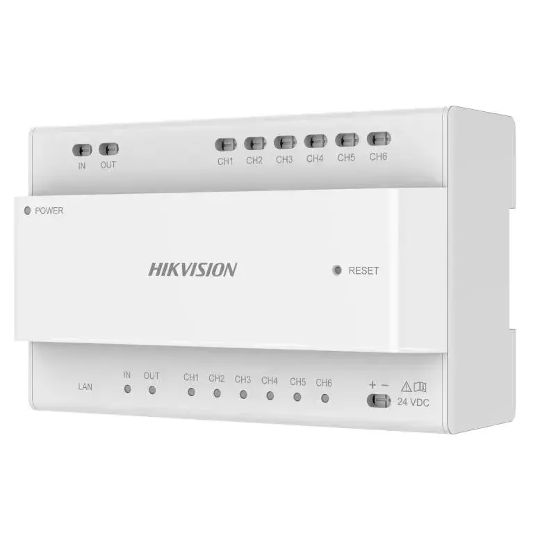 Video sadalītājs Hikvision DS-KAD706Y-S 6 kanālu 1U plaukta stiprinājums