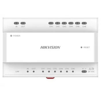 Video sadalītājs Hikvision DS-KAD706Y-S 6 kanālu 1U plaukta stiprinājums