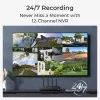 Reolink NVS12W 12 kanālu Wi-Fi 6 NVR ar 16MP atbalstu, 2TB HDD