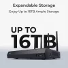 Reolink NVS12W 12 kanālu Wi-Fi 6 NVR ar 16MP atbalstu, 2TB HDD