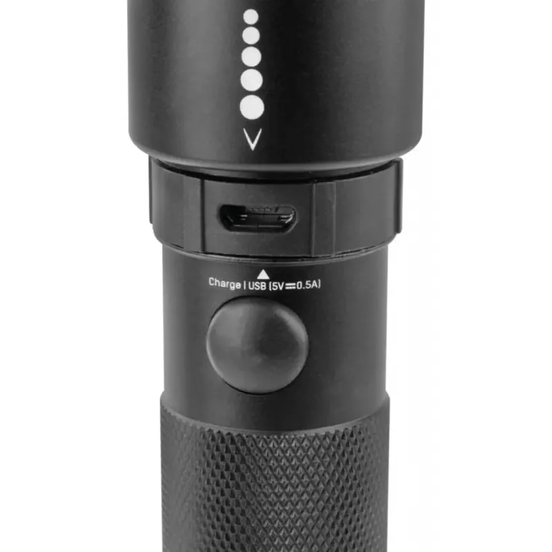 LED laterna Ansmann T400FR melna IPX4 5W 400lm