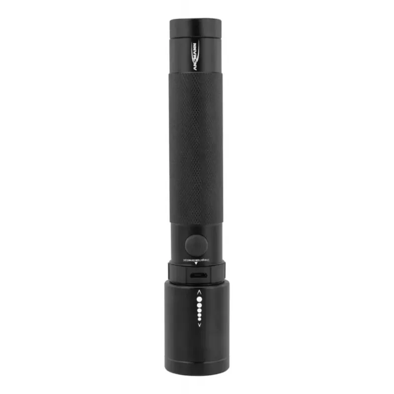 LED laterna Ansmann T400FR melna IPX4 5W 400lm