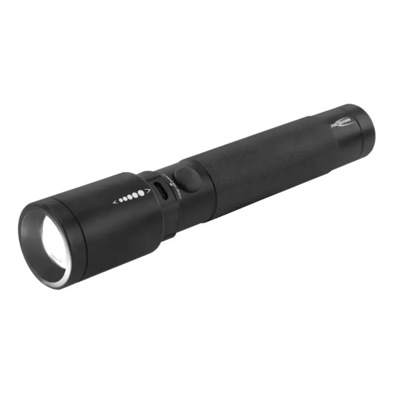 LED laterna Ansmann T400FR melna IPX4 5W 400lm