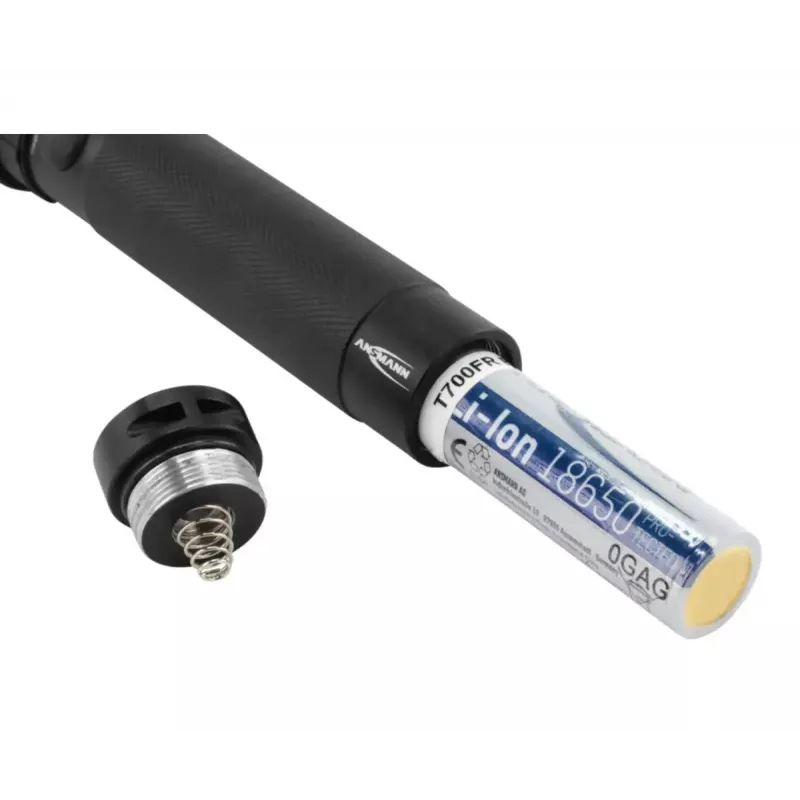 LED laterna Ansmann T400FR melna IPX4 5W 400lm