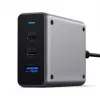 Mobilās ierīces lādētājs Satechi ST-TC100GM-EU, 100 W, 2× USB-C, maiņstrāvas ieeja 100–240 V, pelēks