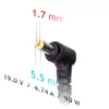 Klēpjdatora strāvas adapteris Akyga AK-ND-12 90 W 19 V 4,74 A maiņstrāvas-līdzstrāvas pārveidotājs, 100–250 V ieeja, melns