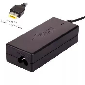 Strāvas adapteris/invertors Akyga AK-ND-24 65 W iekštelpām, ieeja 100–250 V, ABS korpuss, 1,2 m kabelis, melns