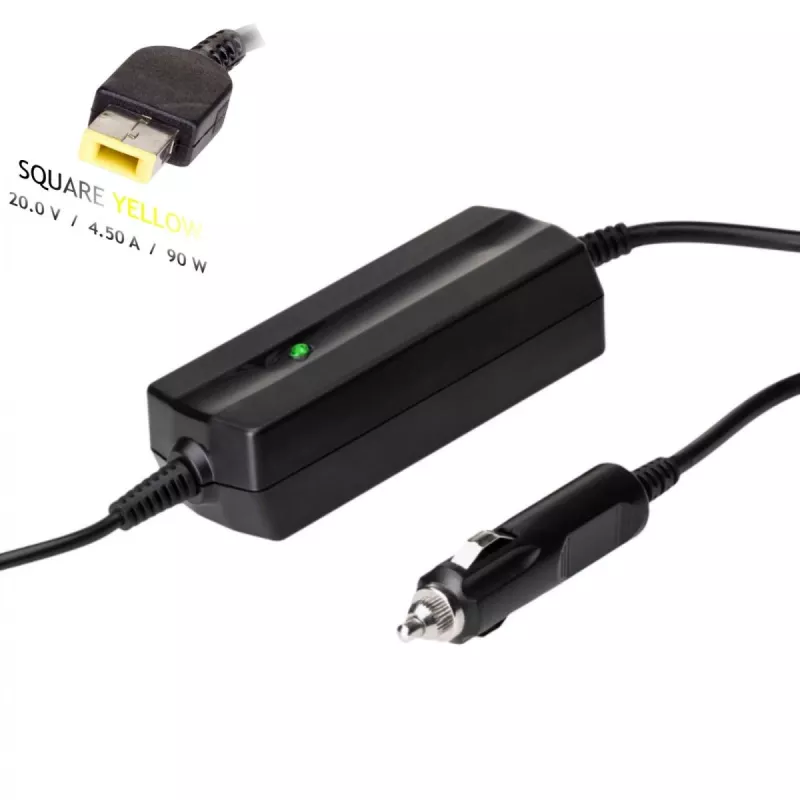 AKYGA piezīmjdatora strāvas adapteris - 20V/4,5A, 90W strāvas padeve un plāns Tip (zināms arī kā Square dzeltena) spraudnis