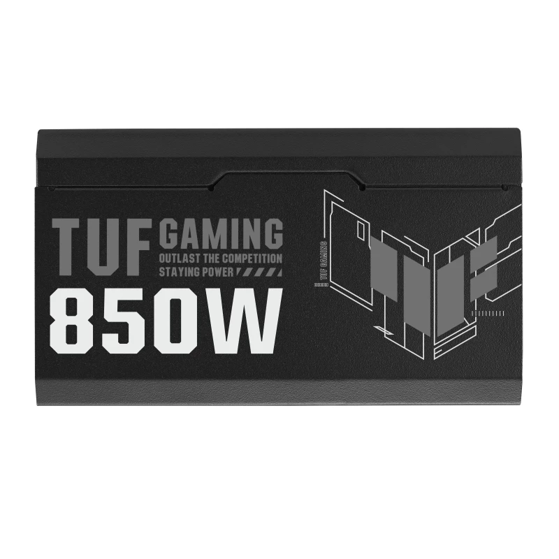 ASUS TUF Gaming 850W Gold barošanas bloks 24-pin ATX ATX Melns