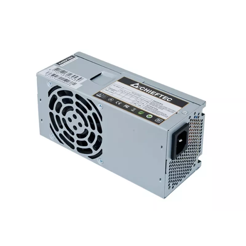 Barošanas bloks CHIEFTEC GPF-350P TFX 350W, 20+4 pin ATX, 80 mm ventilators, 85% efektivitāte, aktīvs PFC