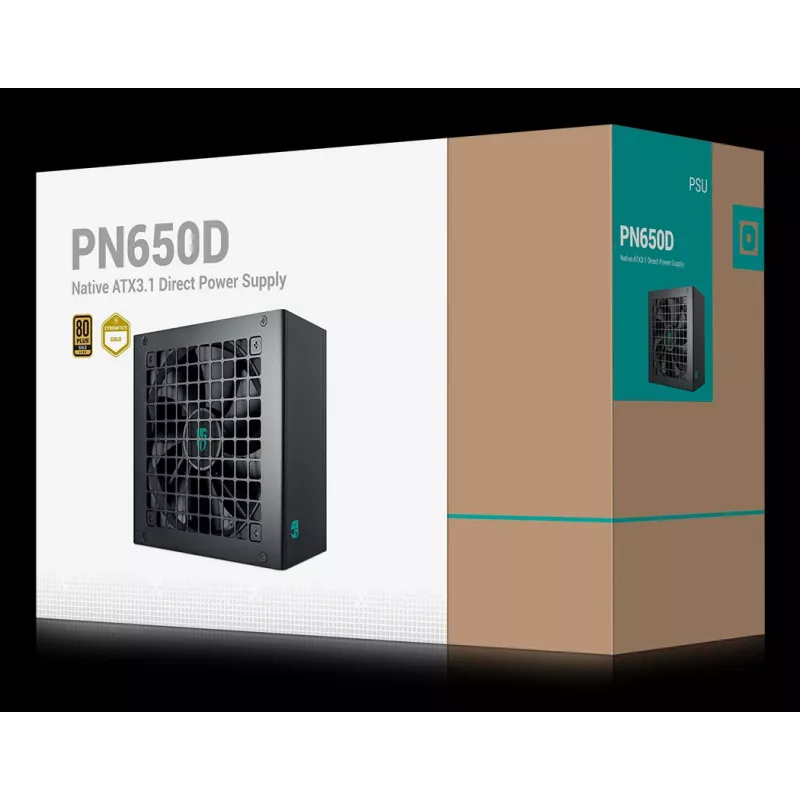 Gamer Storm PN650D barošanas bloks 650 W 20+4 pin ATX ATX Melns
