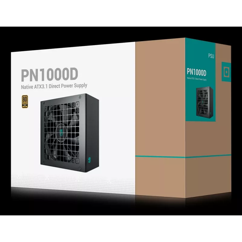 Gamer Storm PN1000D barošanas bloks 1000 W 20+4 kontaktu ATX ATX melns