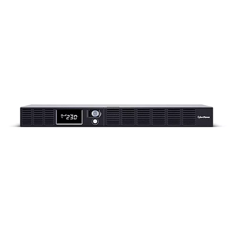 Rackmount Line-Interactive UPS CYBERPOWER OR600ERM1U — 0.6 kVA / 360 W, 6x C13 ligzdas, AVR, LCD, sudraba, 1U