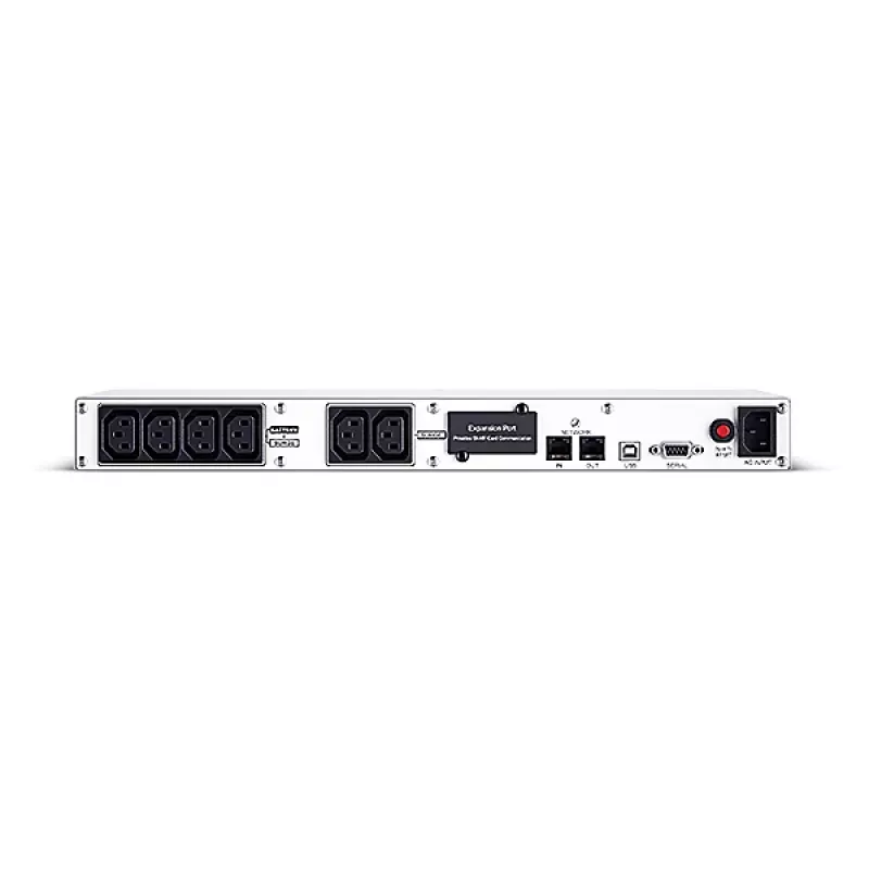 Rackmount Line-Interactive UPS CYBERPOWER OR600ERM1U — 0.6 kVA / 360 W, 6x C13 ligzdas, AVR, LCD, sudraba, 1U