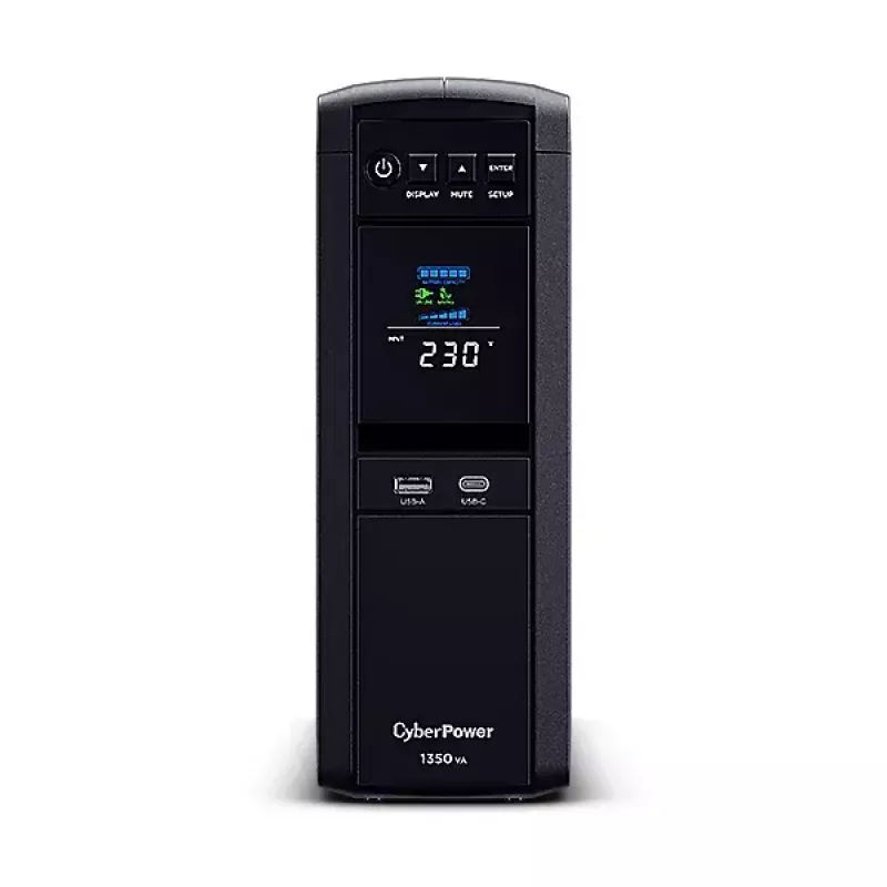 CyberPower CP1350EPFCLCD nepārtrauktās barošanas avots (UPS) Line-Interactive 1.35 kVA 780 W 6 maiņstrāvas kontaktligzdas