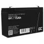 UPS akumulators zaļa Cell AGM40 — VRLA AGM 6V 14Ah, hermētisks svina-skābes, 94×50×151 mm, 1,8 kg