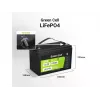 UPS akumulators zaļa Cell LFPGC12V100AH Litija dzelzs fosfāta 12.8V 100Ah