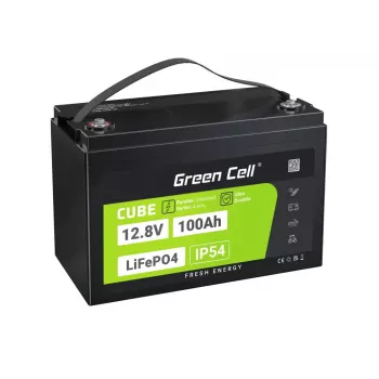 UPS akumulators zaļa Cell LFPGC12V100AH Litija dzelzs fosfāta 12.8V 100Ah