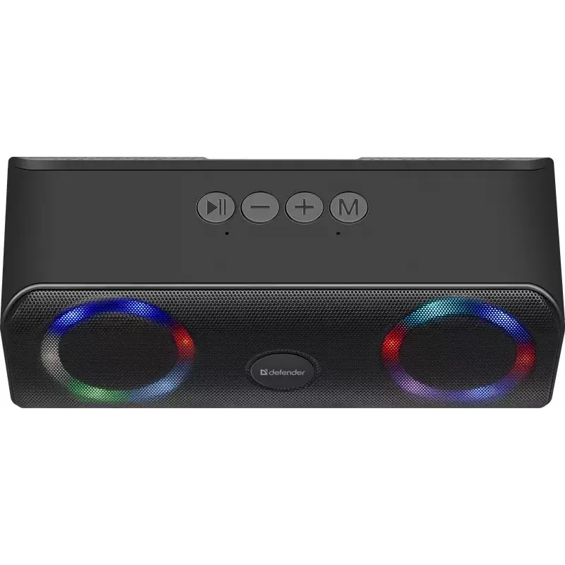 Pārnēsājams Bluetooth mono skaļrunis DEFENDER Q1 Melns, 10W RMS, 1200 mAh, Bluetooth 5.0, MicroSD, FM, AUX, USB