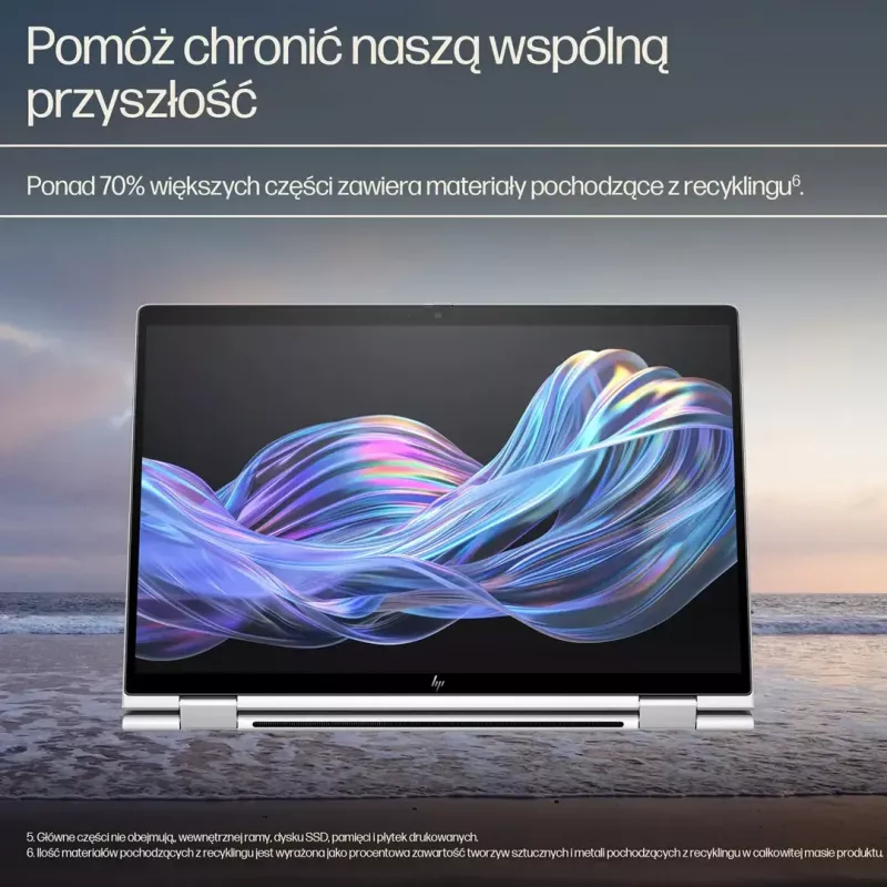 Hibrīdais klēpjdators HP EliteBook X Flip G1i 14 collas 2.5K IPS skārienjutīgs 32GB LPDDR5x 1TB PCIe SSD 5G Wi‑Fi 7 Win11 Pro