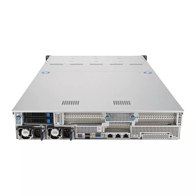 ASUS RS521A-E12-RS24U Socket SP5 Rack (2U) Melns, Silver