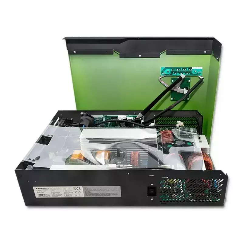 Qoltec 53886 autonomais hibrīdais saules invertors, 3,5 kW, 100 A MPPT, 24 V, tīrs sinuss