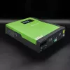 Qoltec 53886 autonomais hibrīdais saules invertors, 3,5 kW, 100 A MPPT, 24 V, tīrs sinuss
