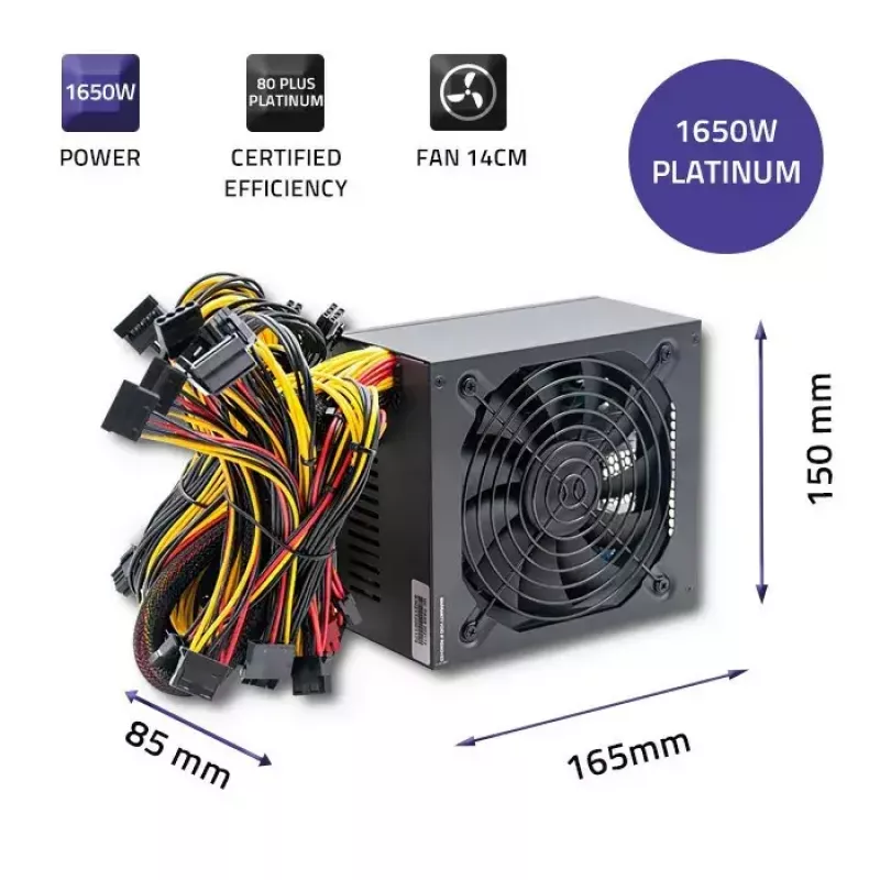 Barošanas bloks Qoltec 50342 1650W