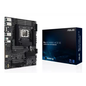Mātesplate ASUS PRO WS W880-ACE SE, Intel W880, LGA 1851, ATX, DDR5, 4 DIMM, max 256 GB, 2.5 Gb LAN