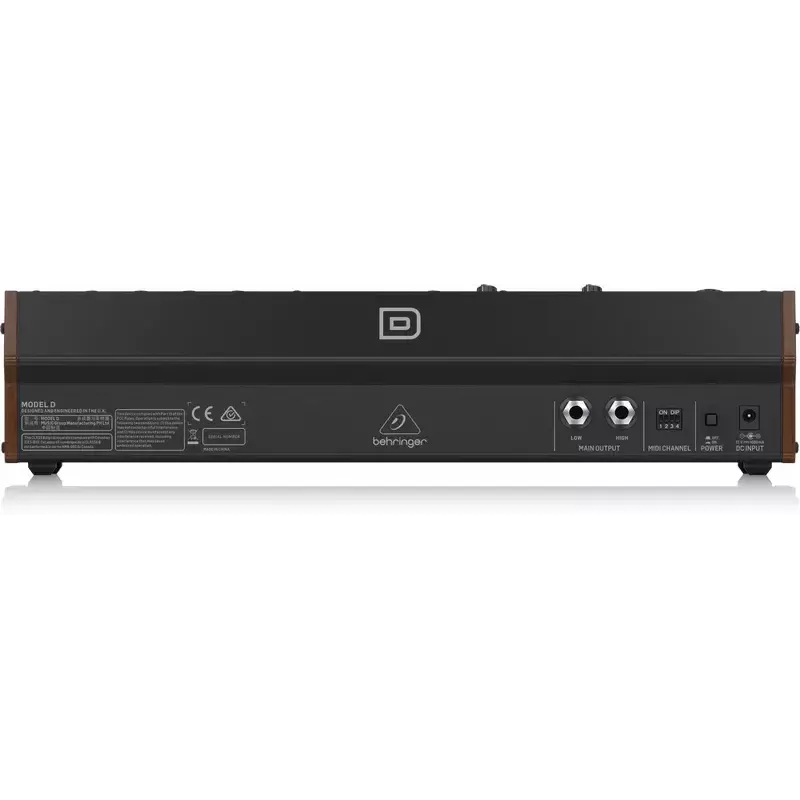 Sintezators Behringer Model D Melns Korpuss melns Barošanas avots DC AC