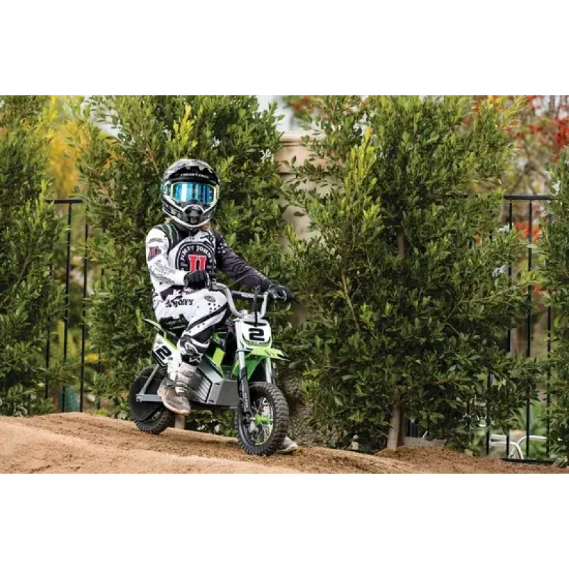 Elektriskais skrejritenis Razor Dirt Rocket SX350 McGrath — 24 V, 22 km/h, 12 collu riteņi, viens sēdeklis, melns