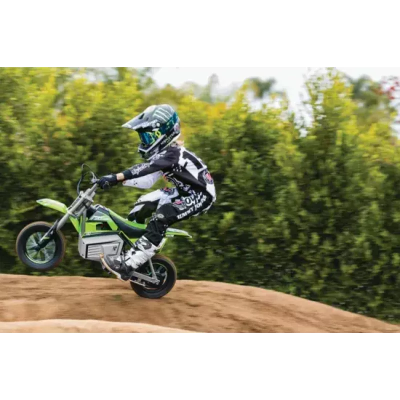 Elektriskais skrejritenis Razor Dirt Rocket SX350 McGrath — 24 V, 22 km/h, 12 collu riteņi, viens sēdeklis, melns