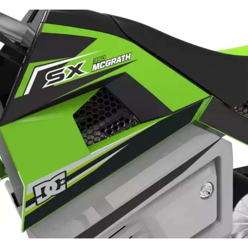 Elektriskais skrejritenis Razor Dirt Rocket SX350 McGrath — 24 V, 22 km/h, 12 collu riteņi, viens sēdeklis, melns