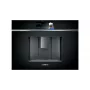 Iebūvējamais espresso automāts Siemens CT718L1B0 — 2,4 L ūdens tvertne, 19 bar, iebūvēta dzirnaviņas un piena putotājs, TFT skārienekrāns, melns