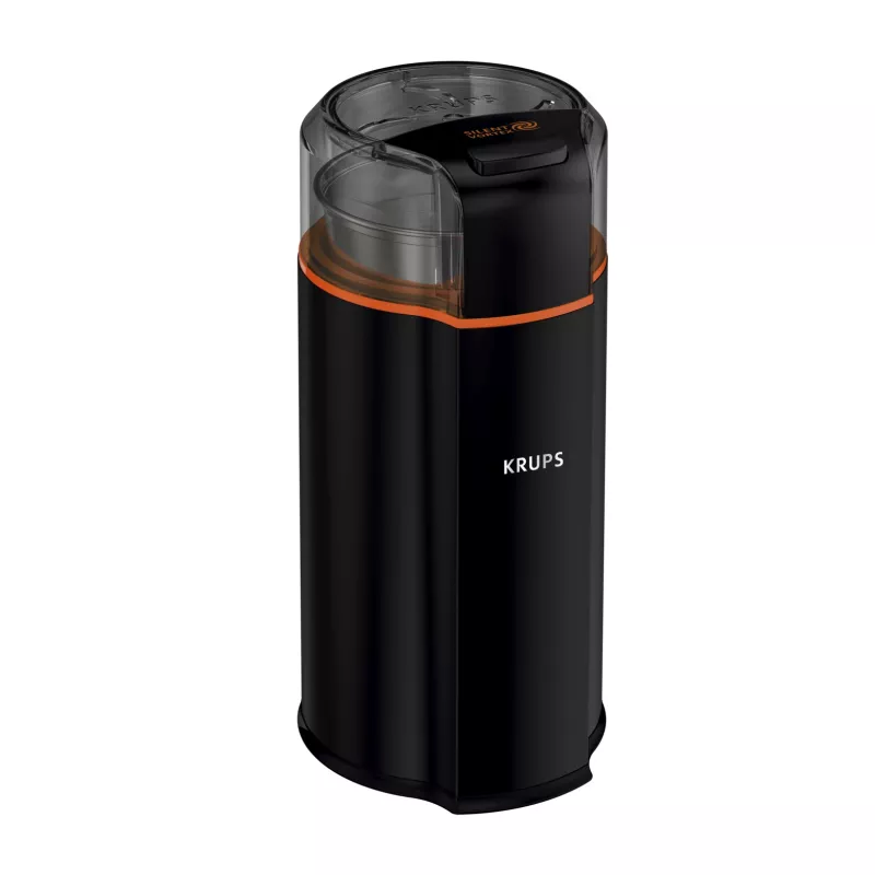 Asmeņu kafijas dzirnaviņas Krups Silent Vortex GX3328 175 W melnas 90 g ietilpība