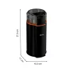 Asmeņu kafijas dzirnaviņas Krups Silent Vortex GX3328 175 W melnas 90 g ietilpība