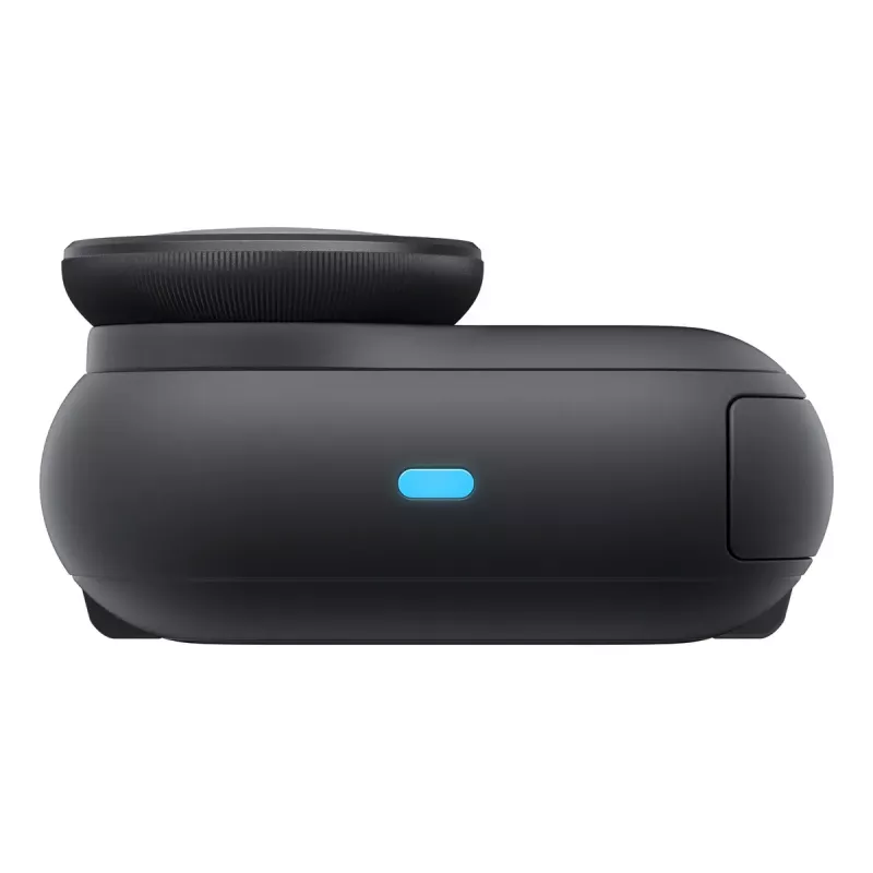 Sporta darbības kamera Insta360 GO Ultra Standard Melns — 4K Ultra HD 3840×2880, 1/1,28 collu sensors, 240 kadri/s, Wi‑Fi, iebūvēts displejs, MicroSD, 52,9 g