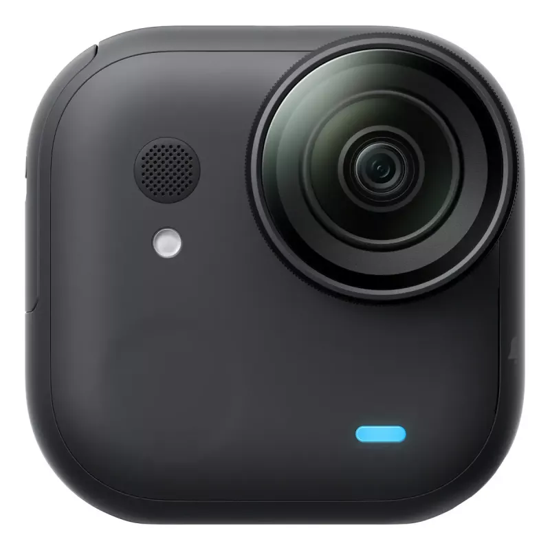 Sporta darbības kamera Insta360 GO Ultra Standard Melns — 4K Ultra HD 3840×2880, 1/1,28 collu sensors, 240 kadri/s, Wi‑Fi, iebūvēts displejs, MicroSD, 52,9 g