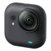 Sporta darbības kamera Insta360 GO Ultra Standard Melns — 4K Ultra HD 3840×2880, 1/1,28 collu sensors, 240 kadri/s, Wi‑Fi, iebūvēts displejs, MicroSD, 52,9 g