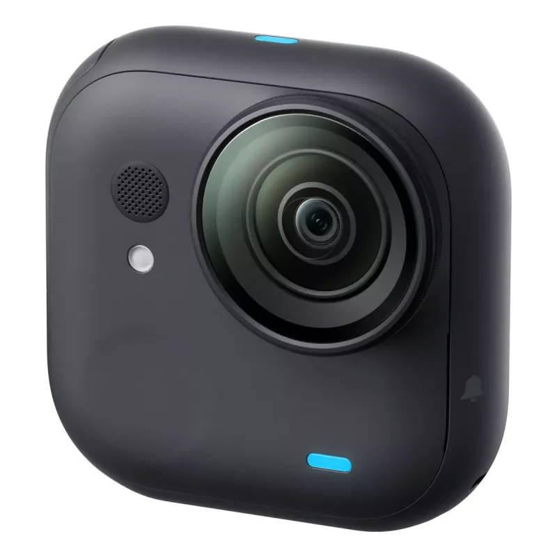 Sporta darbības kamera Insta360 GO Ultra Standard Melns — 4K Ultra HD 3840×2880, 1/1,28 collu sensors, 240 kadri/s, Wi‑Fi, iebūvēts displejs, MicroSD, 52,9 g