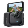 Sporta darbības kamera Insta360 GO Ultra Standard Melns — 4K Ultra HD 3840×2880, 1/1,28 collu sensors, 240 kadri/s, Wi‑Fi, iebūvēts displejs, MicroSD, 52,9 g