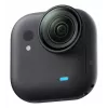 Sporta darbības kamera Insta360 GO Ultra Standard Melns — 4K Ultra HD 3840×2880, 1/1,28 collu sensors, 240 kadri/s, Wi‑Fi, iebūvēts displejs, MicroSD, 52,9 g