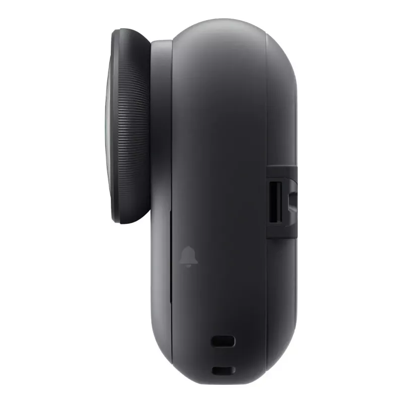 Sporta darbības kamera Insta360 GO Ultra Standard Melns — 4K Ultra HD 3840×2880, 1/1,28 collu sensors, 240 kadri/s, Wi‑Fi, iebūvēts displejs, MicroSD, 52,9 g