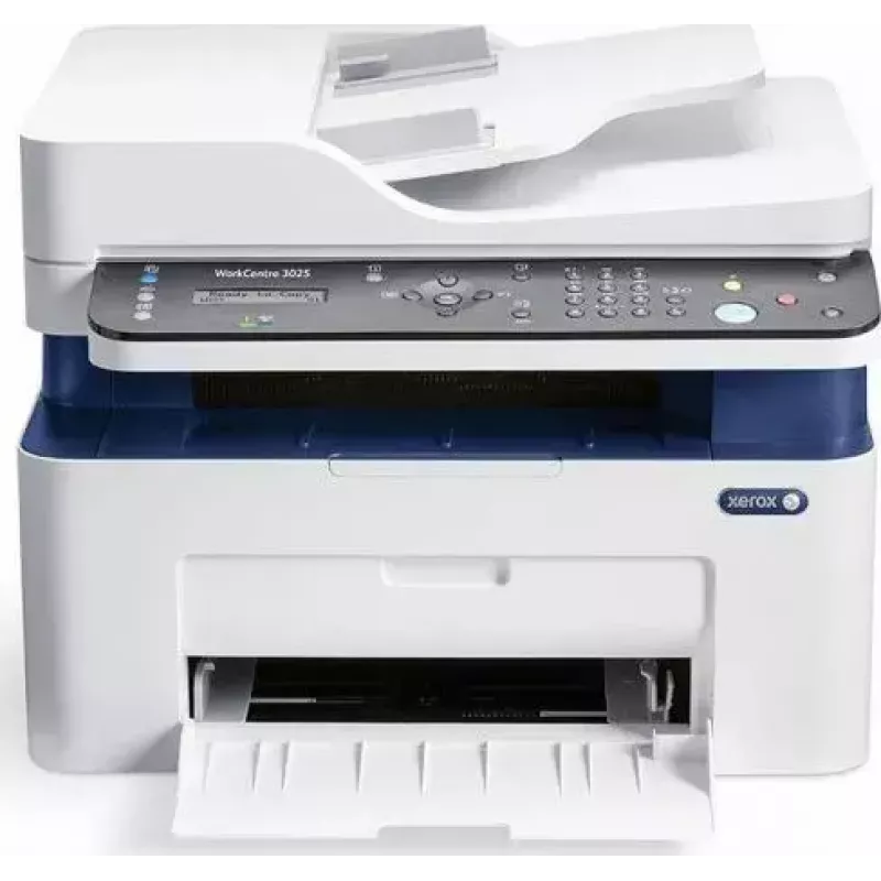 Daudzfunkciju ierīce Xerox WorkCentre 3025/NI — Vienkrāsains lāzera DFP, 20 lpp./min, Wi‑Fi, Ethernet, A4, 1200x1200 DPI