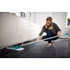 Mop Leifheit 55045 Wet Microfiber — plakans mitrais mops ar mikrošķiedras galviņu grīdu tīrīšanai