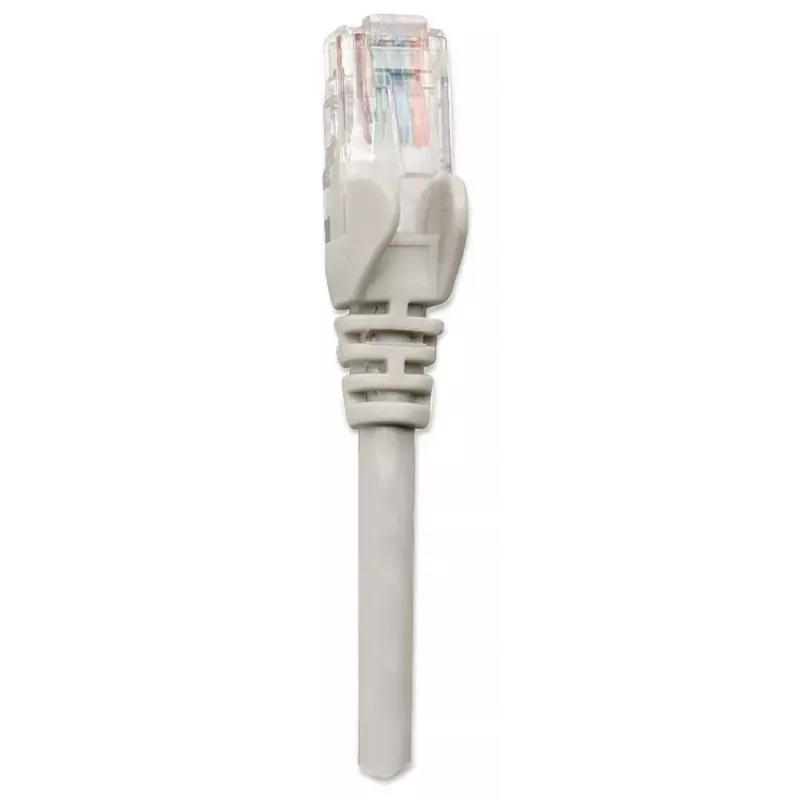 komutācijas kabelis INTELLINET Cat5e U/UTP 3 m, pelēks, CCA, RJ-45–RJ-45, 350 MHz