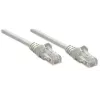 komutācijas kabelis INTELLINET Cat5e U/UTP 3 m, pelēks, CCA, RJ-45–RJ-45, 350 MHz