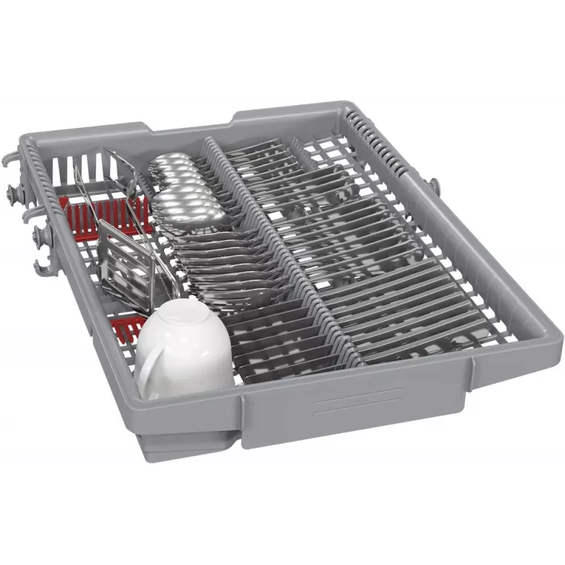 Iebūvēta trauku mazgājamā mašīna Bosch Serie 4 SPV4HMX10E, kompakta, 10 galda klājumu ietilpība, 44 dB, energoefektivitātes klase E